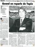 Bernard tapie parle de L'olympique
